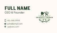 Landscape Gardening Tools Business Card Design