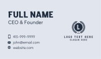 University League Lettermark Business Card Image Preview