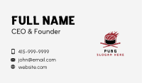 Flame Sushi Restaurant Business Card Image Preview