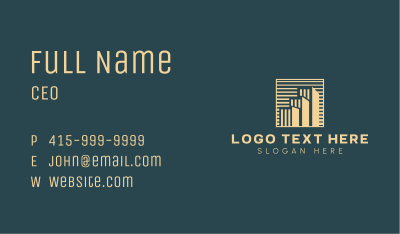 Urban Cityscape Building Business Card Image Preview