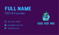 Neon Graffiti Art Number 6 Business Card Image Preview