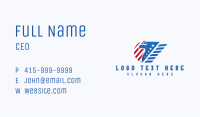 American Eagle Patriot Business Card Image Preview