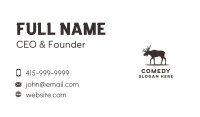 Wild Moose Animal Business Card Image Preview