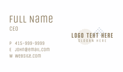 Modern Business Wordmark Business Card Image Preview