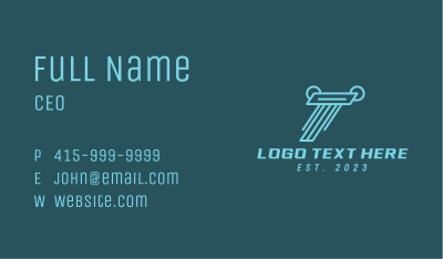 Fast Digital Letter T Business Card Image Preview