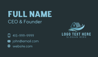 House Roof Waves Business Card Preview