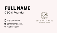 Backyard Gardening Tools Business Card Design