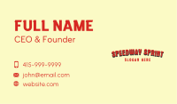 Generic Grunge Wordmark Business Card Image Preview
