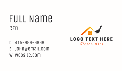 House Painting Services Business Card Image Preview