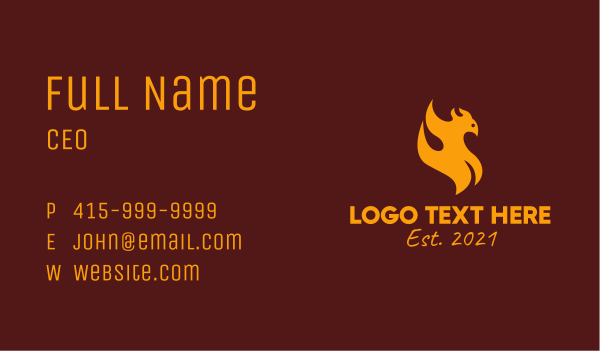 Spicy Hot Chicken  Business Card Design Image Preview