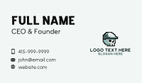 Y2K Pixel Skull  Business Card Image Preview