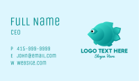 Green Pet Flatfish  Business Card Image Preview