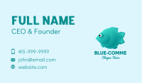 Green Pet Flatfish  Business Card Image Preview