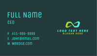 Gradient Startup Loop Business Card Image Preview