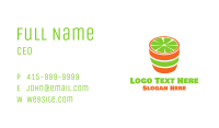 Lime Shot Business Card Image Preview