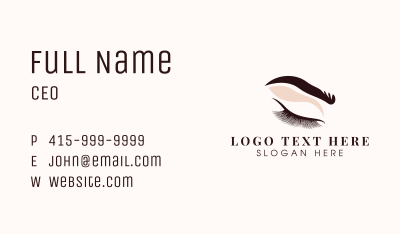 Cosmetic Eye Eyelash Business Card Image Preview