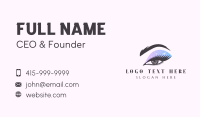 Cosmic Beauty Makeup Business Card Design