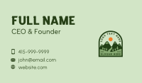 Mountain Adventure Path Business Card Image Preview