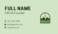 Mountain Adventure Path Business Card Image Preview