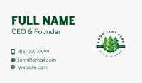 Forest Tree Lumber Business Card Image Preview