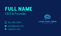 Brain Circuit Technology Business Card Design