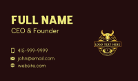 Ranch Bull Horn Business Card Preview