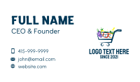 Fruit Push Cart  Business Card Image Preview