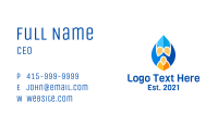 Abstract Family Icon Business Card Image Preview