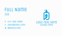 Hand Soap Sanitizer  Business Card Image Preview