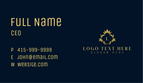 Jewelry Deluxe Apparel Business Card Design Image Preview