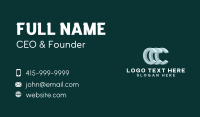 Creative Advertising Letter C Business Card Preview