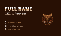 Bull Skull Farm Business Card Design