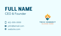 Iceberg Heat Flame Business Card Image Preview