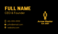 Golden Man Talk Show  Business Card Image Preview