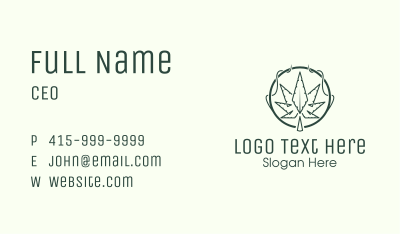Marijuana Plant Dispensary  Business Card Image Preview