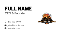 Excavator Machinery Mechanic Business Card Preview