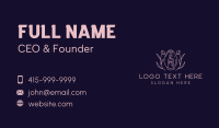 Floral Candle Spa Business Card Image Preview