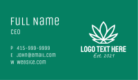 White Wing Marijuana  Business Card Image Preview