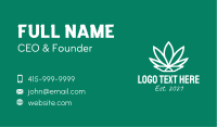 White Wing Marijuana  Business Card Image Preview