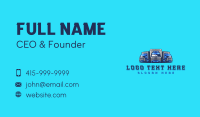 Cargo Truck Fleet Business Card Preview