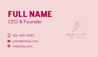 Ballerina Dancer Line Art Business Card Image Preview