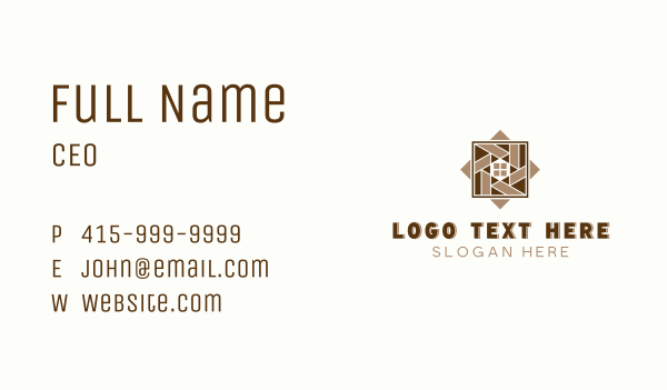 Flooring Tile Paving Business Card Design Image Preview