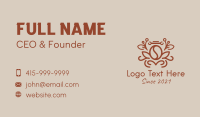 Brown Coffee Plant  Business Card Image Preview
