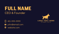 Strong Bull Horn Business Card Design