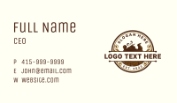 Lumberjack Woodwork Carpentry Business Card Image Preview