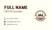 Lumberjack Woodwork Carpentry Business Card Image Preview