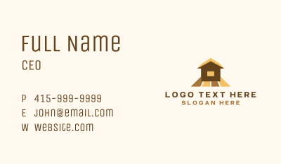 Residential Home Flooring  Business Card Image Preview