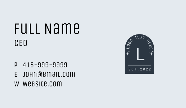 Fashion Designer Letter  Business Card Design Image Preview