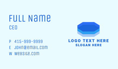 Tech Digital Database Business Card Image Preview