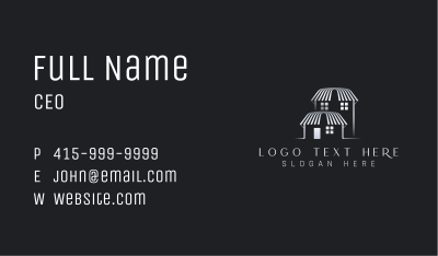 Store House Roofing Business Card Image Preview
